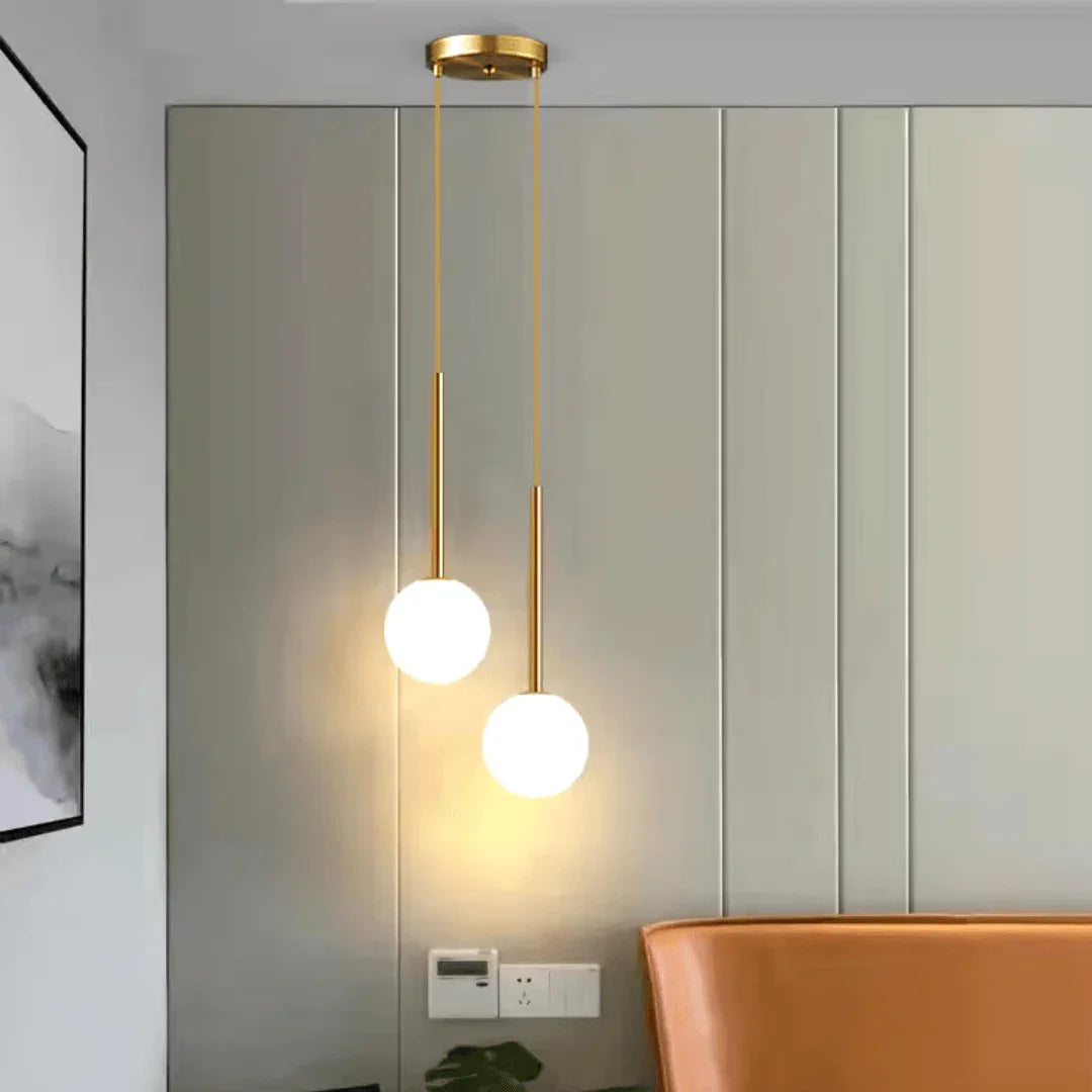 Luminária Pendente Nordic Esférica Britânica - Carpetino