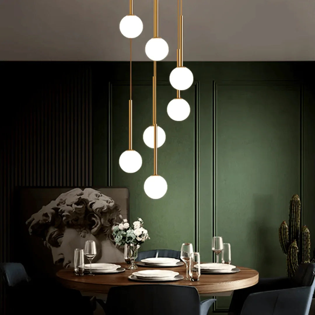 Luminária Pendente Nordic Esférica Britânica - Carpetino