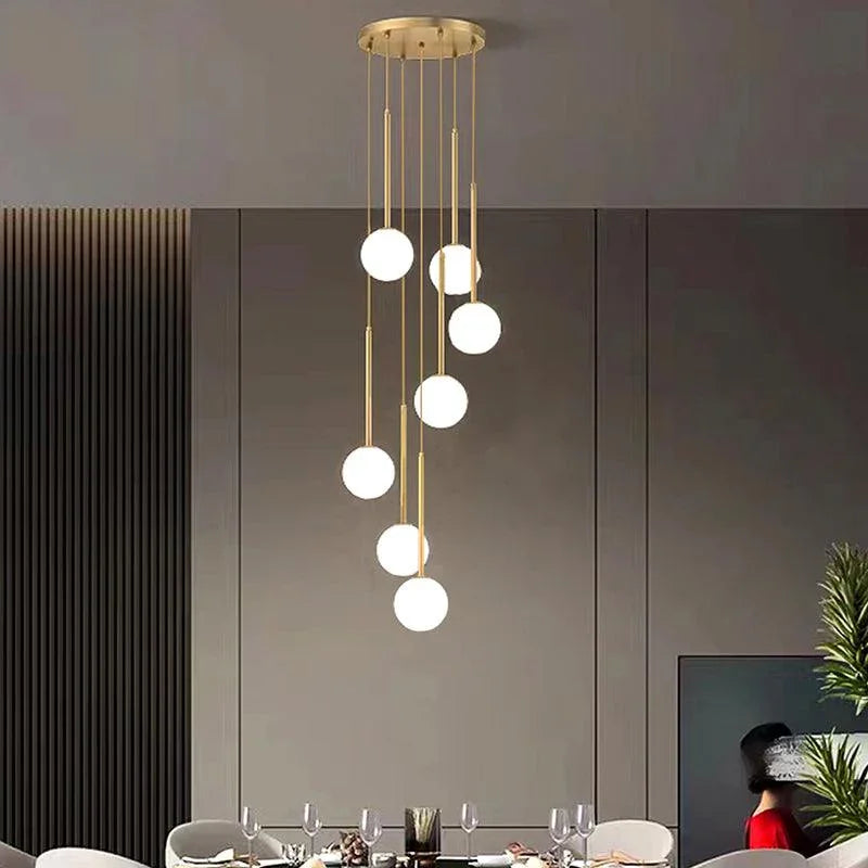 Luminária Pendente Nordic Esférica Britânica - Carpetino