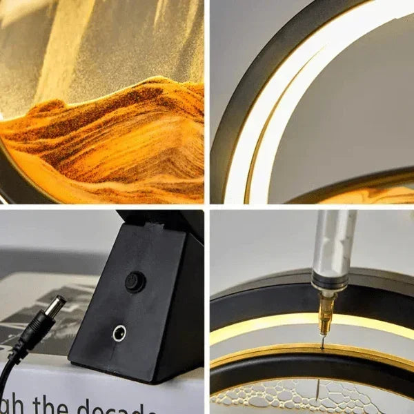 Abajur Ampulheta LED Royale Carpetino - Carpetino