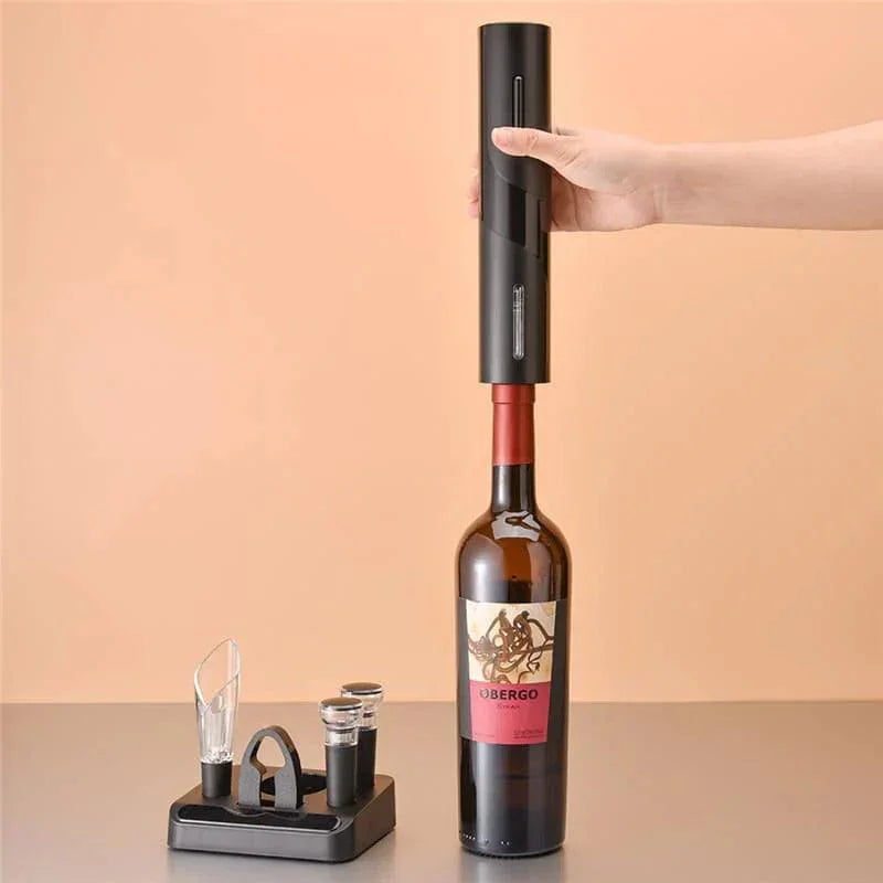 Abridor de Vinho Elétrico Automático com Carregamento USB Carpetino - Carpetino