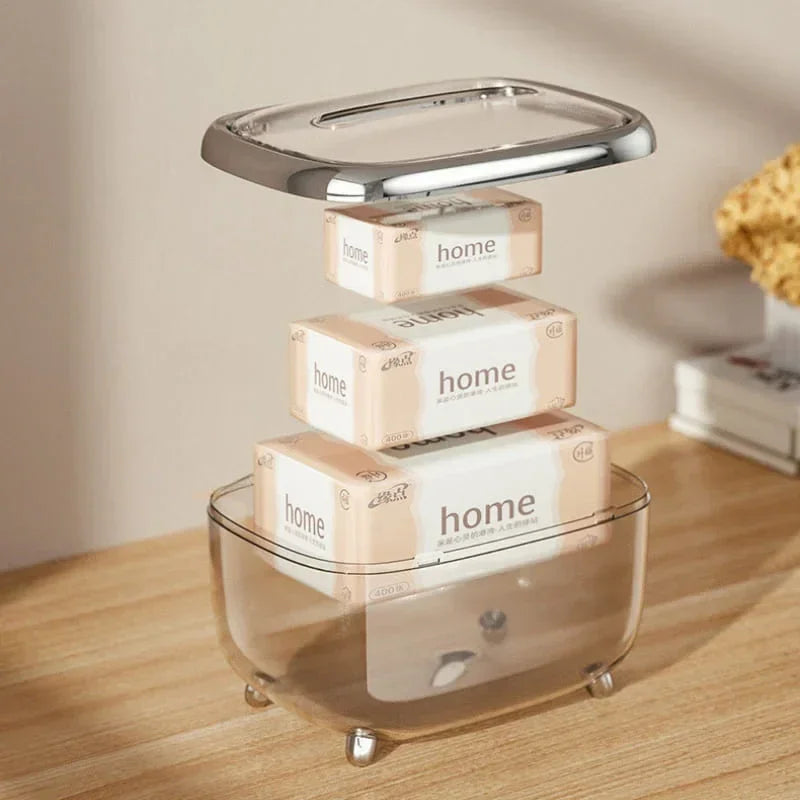 Caixa Porta Lenços Umedecido e Papel Carpetino - Carpetino