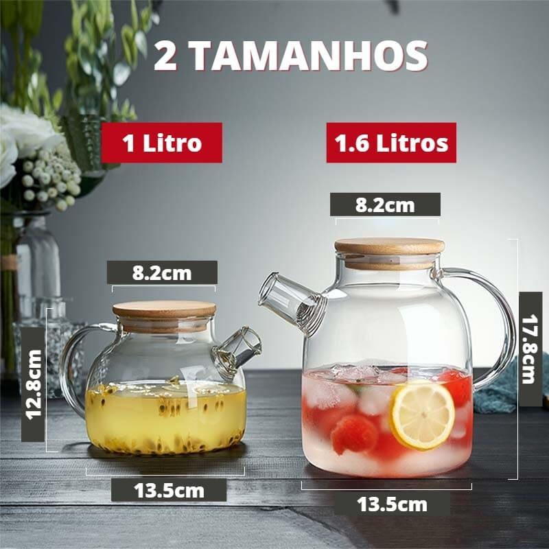 Chaleira de Vidro Borossilicato - Carpetino