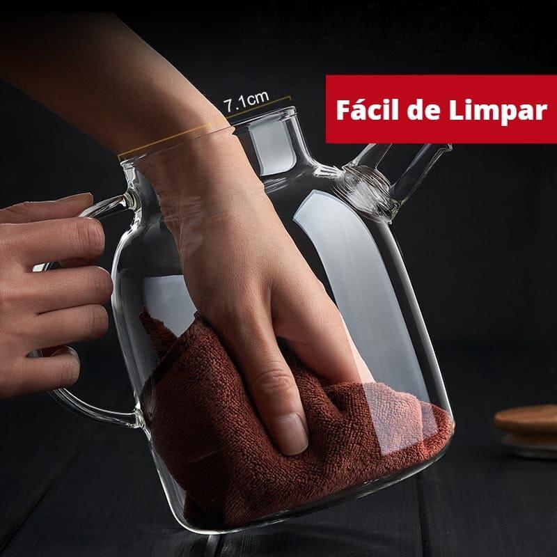 Chaleira de Vidro Borossilicato - Carpetino