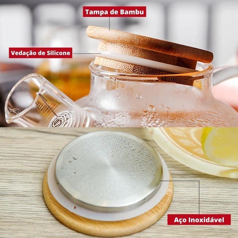 Chaleira de Vidro Borossilicato - Carpetino