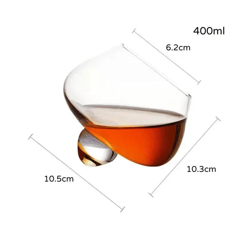 Copo Cristal Barriga – Base Rotativa Carpetino - Carpetino