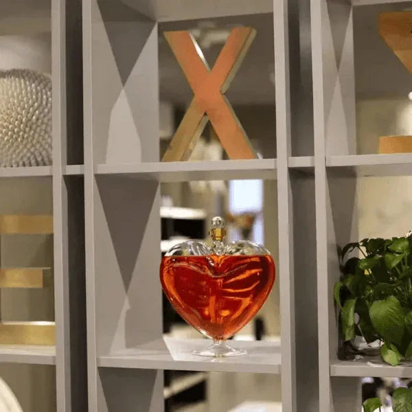 Decanter Coração Vidro Home Bar Carpetino - Carpetino