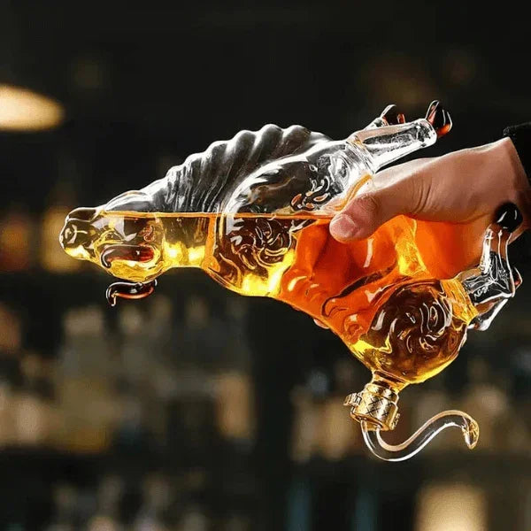 Decanter Touro Capertino - Vidro para Vinho e Whisky - Carpetino