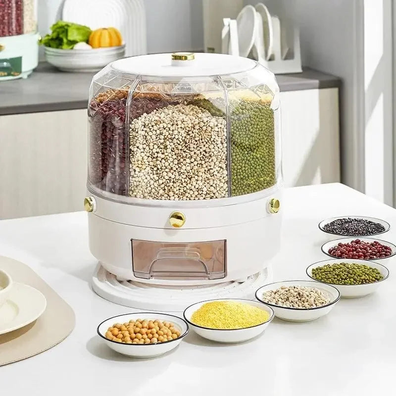 Dispensador Porta Alimentos e Cereais Giratório Carpetino - Carpetino