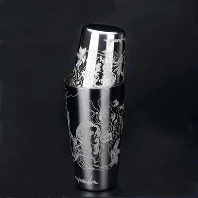Coqueteleira de Inox Premium Boston Lux – Cocktail Shaker Profissional 550ml