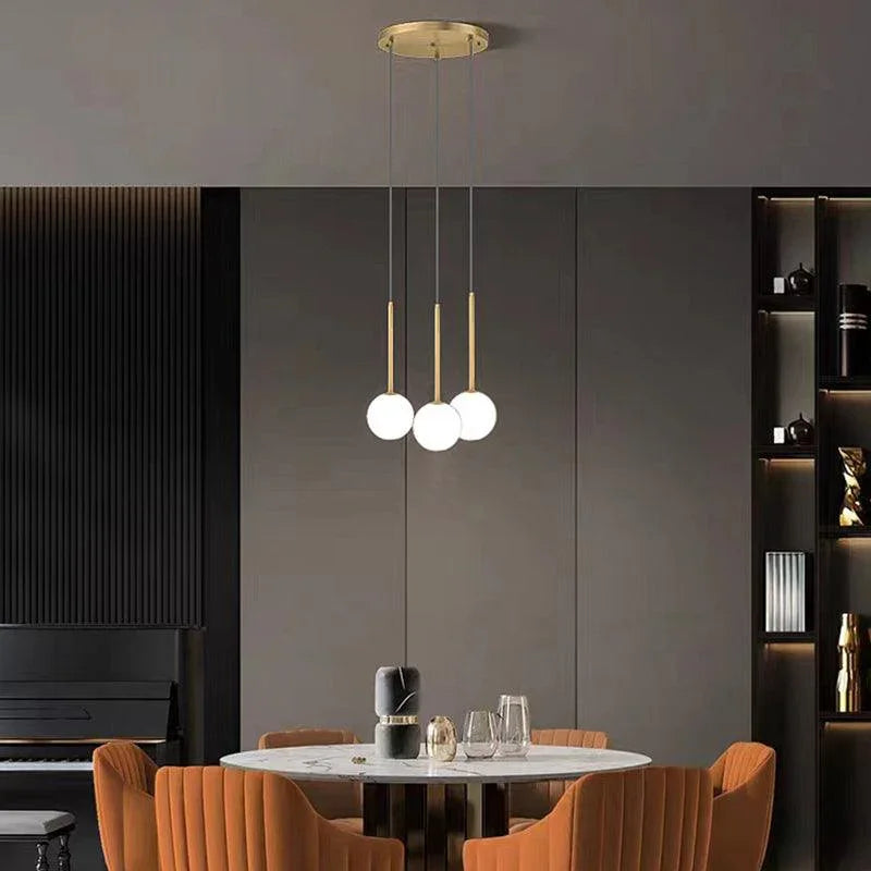 Luminária Pendente Nordic Esférica Britânica - Carpetino