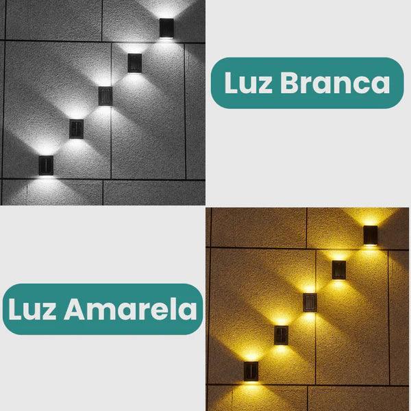 Kit Luminárias LED Recarregáveis com Luz Solar - Carpetino