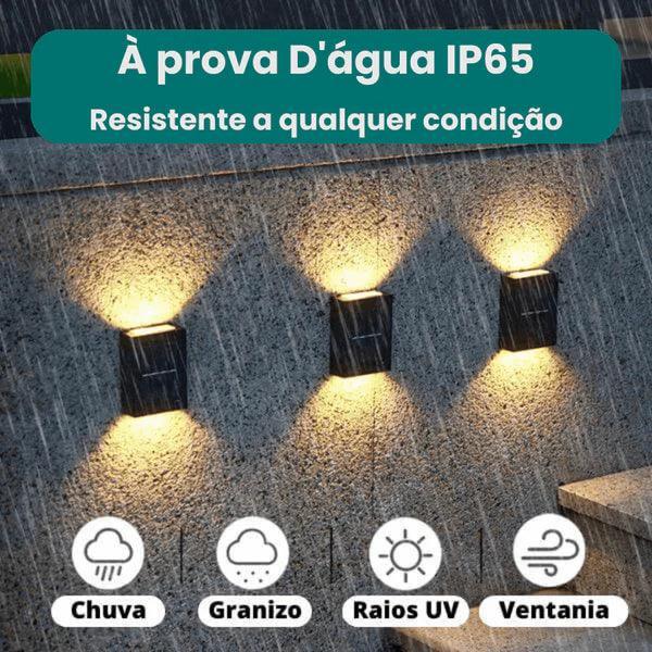 Kit Luminárias LED Recarregáveis com Luz Solar - Carpetino