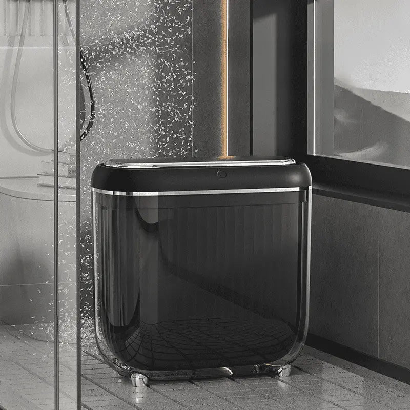 Lixeira para Banheiro e Cozinha Acrílico Automática com Sensor Carpetino