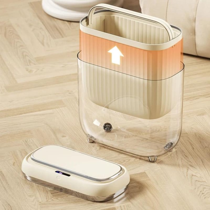 Lixeira para Banheiro e Cozinha Acrílico Automática com Sensor Carpetino
