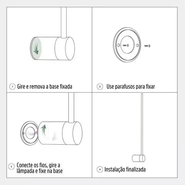 Luminária de Parede SlimBeam - Carpetino
