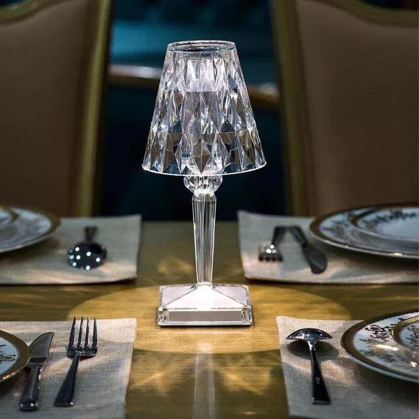 Lâmpada de Mesa Diamante LED Sem Fio Carpetino - Carpetino