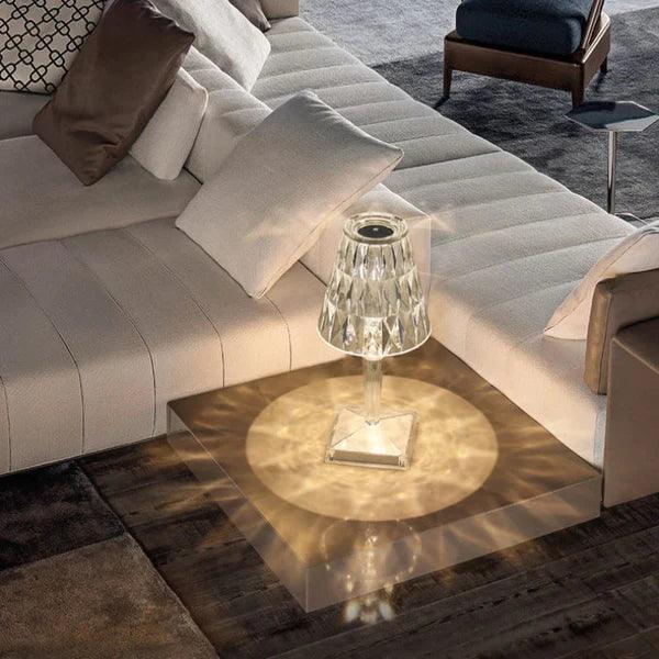 Lâmpada de Mesa Diamante LED Sem Fio Carpetino - Carpetino