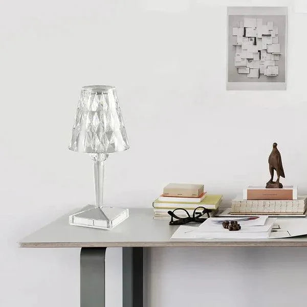 Lâmpada de Mesa Diamante LED Sem Fio Carpetino - Carpetino