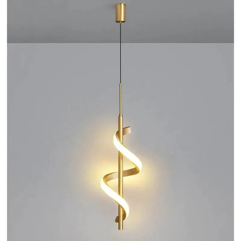 Pendente Espiral | 3 Tons de Iluminação - Carpetino