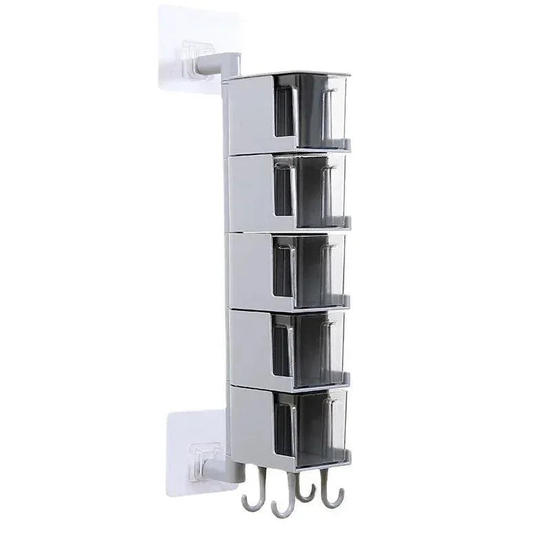 Caixa Rotativa para Armazenamento de Especiarias - Carpetino