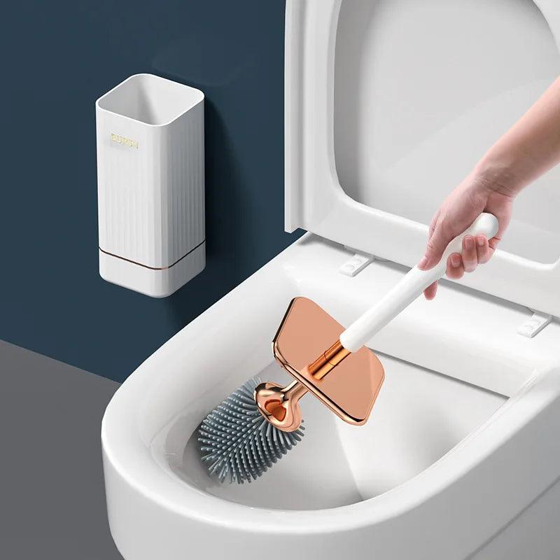 Escova Sanitária de Silicone com Suporte Carpetino - Carpetino