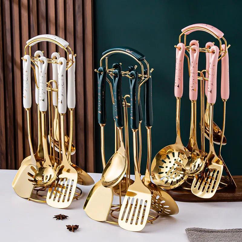 Conjunto de Cozinha Dourado Carpetino - Carpetino