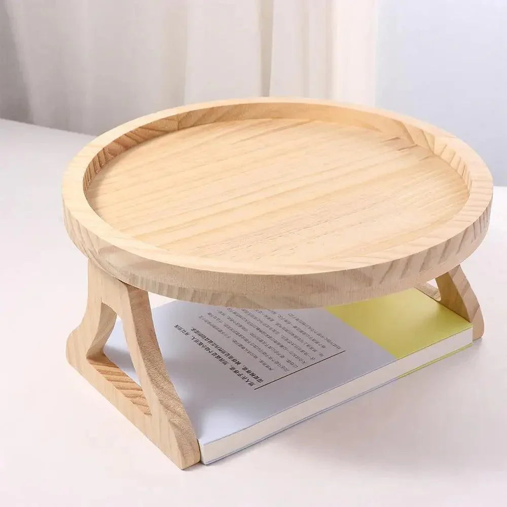 Bandeja Porta Copos para Sofá em Bambu - Carpetino