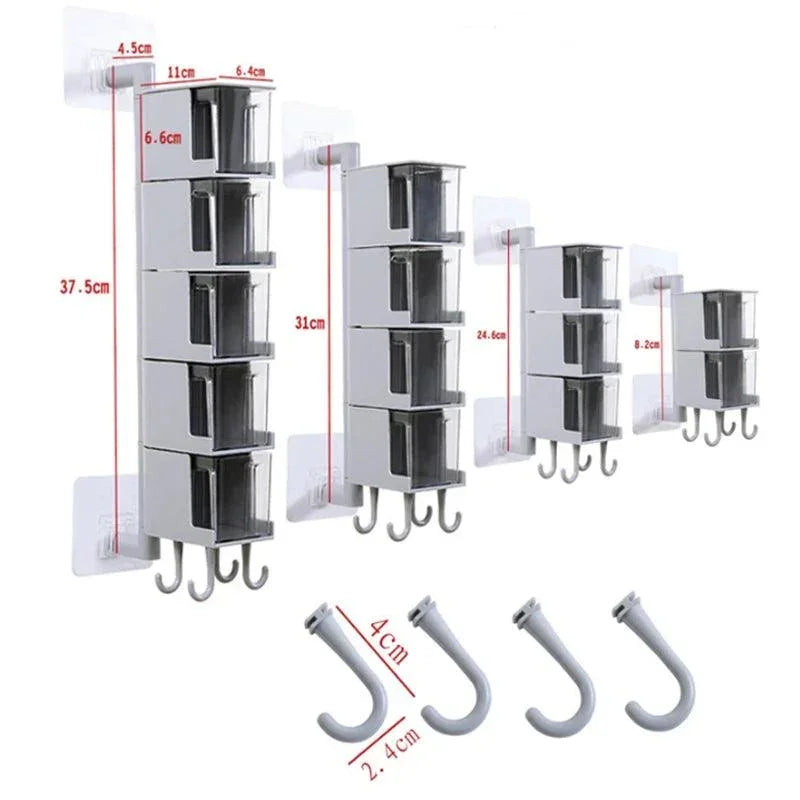 Caixa Rotativa para Armazenamento de Especiarias - Carpetino