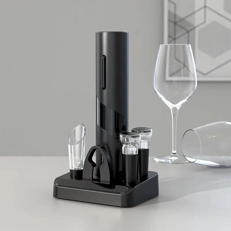 Abridor de Vinho Elétrico Automático com Carregamento USB Carpetino - Carpetino