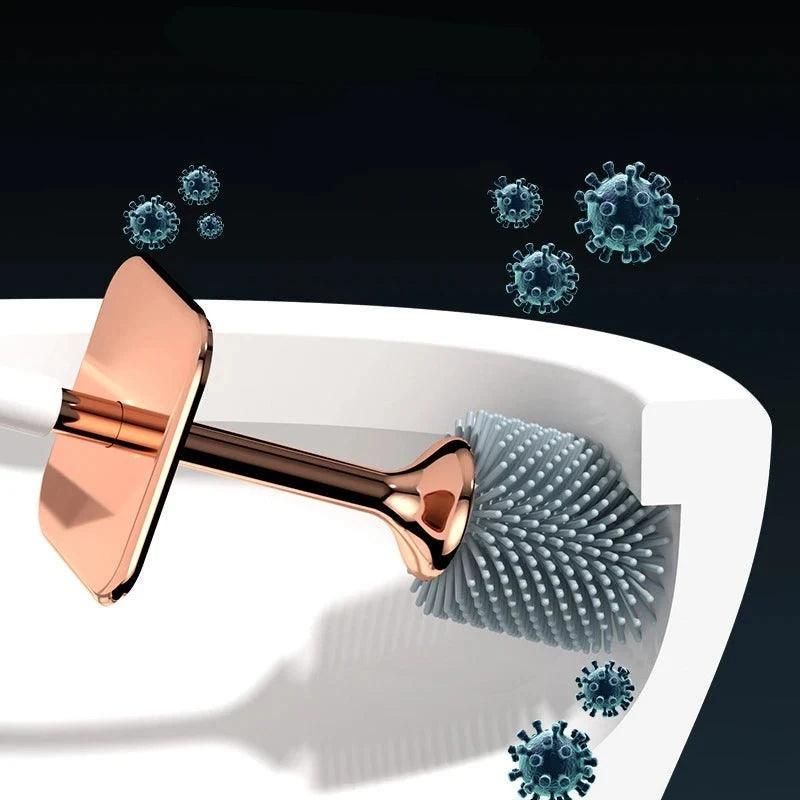 Escova Sanitária de Silicone com Suporte Carpetino - Carpetino