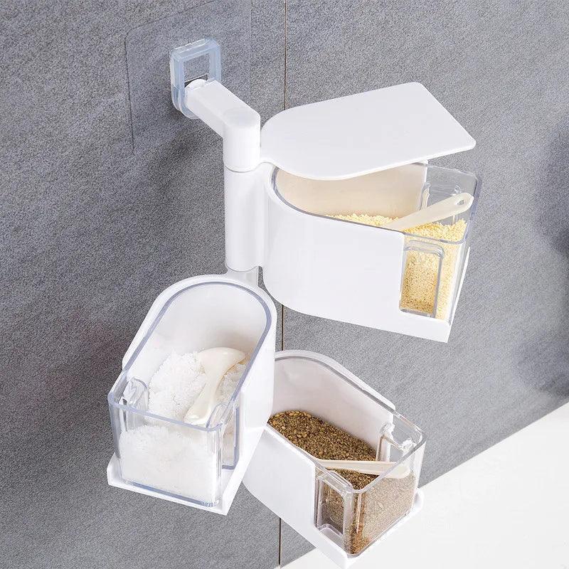 Caixa Rotativa para Armazenamento de Especiarias - Carpetino