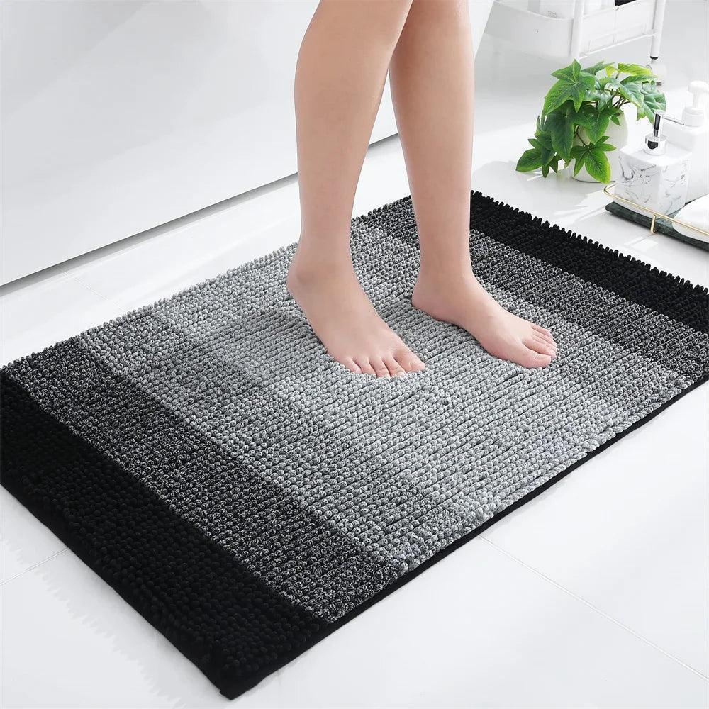 Tapete de Banheiro Listrado Antiderrapante Carpetino - Carpetino