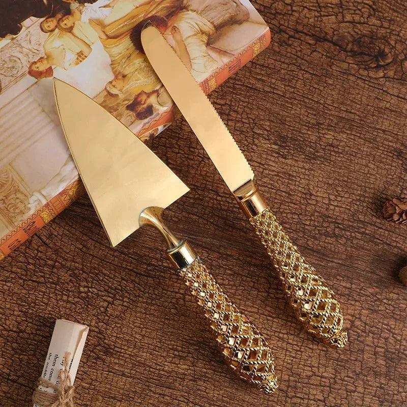 Conjunto Espátular Faca Dourada Carpetino - Carpetino