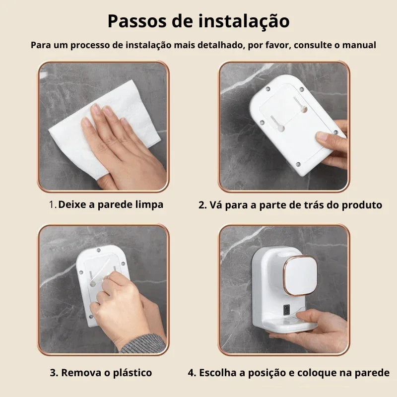 Dispensador de Pasta de Dente Inteligente com 3 Modos Carpetino - Carpetino