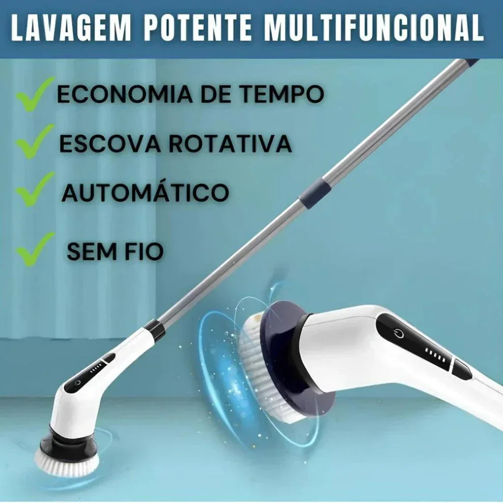 Mop Turbo Clean Carpetino - 9 BRINDES DE LIMPEZAS INCLUSO - Carpetino