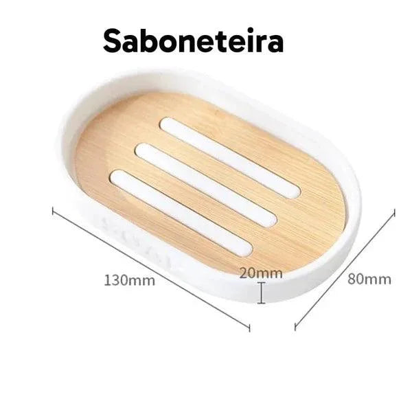 Kit para Banheiro Bambu - Carpetino