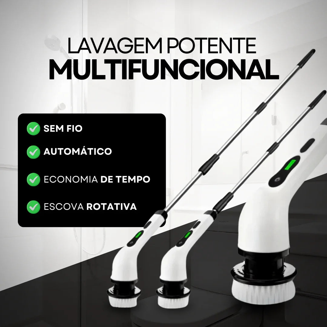 Mop Turbo Clean Carpetino - 9 BRINDES DE LIMPEZAS INCLUSO