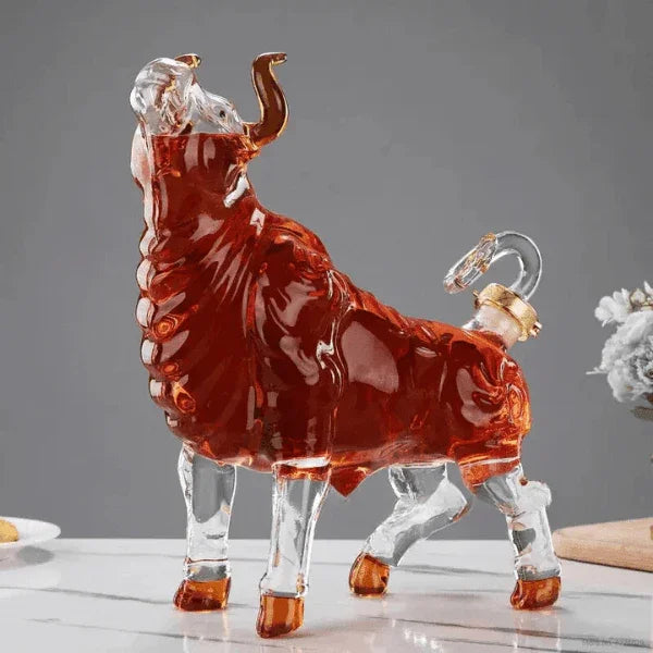 Decanter Touro Capertino - Vidro para Vinho e Whisky