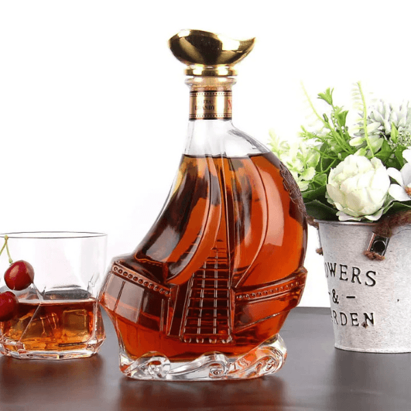 Decanter de Vinho Whisky Vidro Caravela Carpetino