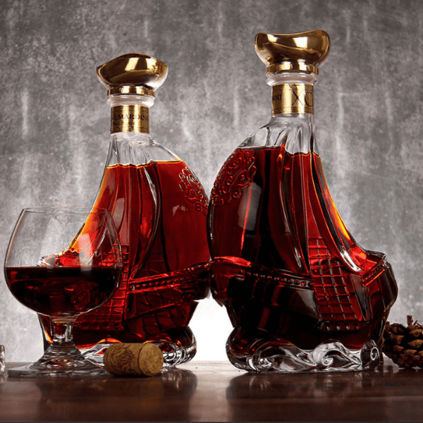 Decanter de Vinho Whisky Vidro Caravela Carpetino