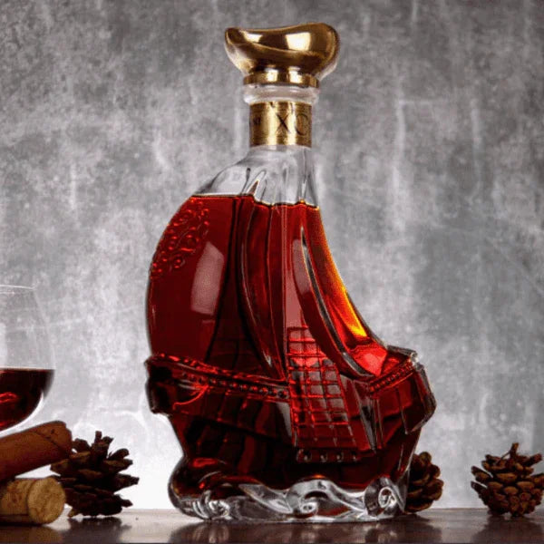 Decanter de Vinho Whisky Vidro Caravela Carpetino