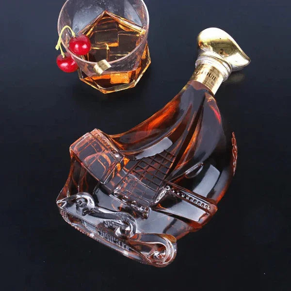 Decanter de Vinho Whisky Vidro Caravela Carpetino