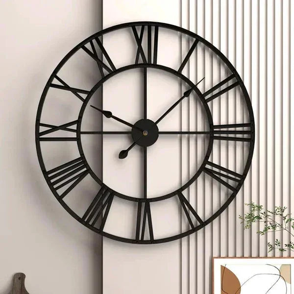 Relógio de Parede Retrô Metal Carpetino