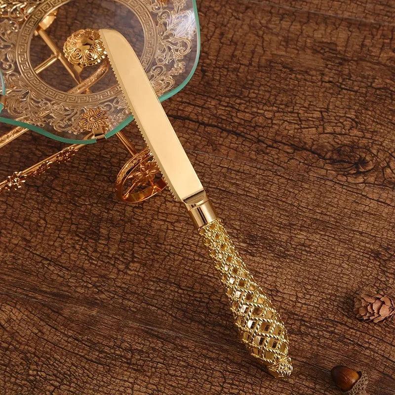 Conjunto Espátular Faca Dourada Carpetino - Carpetino