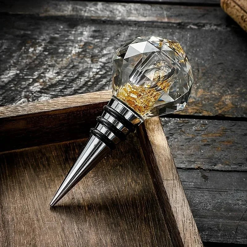 Rolha de Cristal Luxo para Vinhos & Champagne – Edição Premium