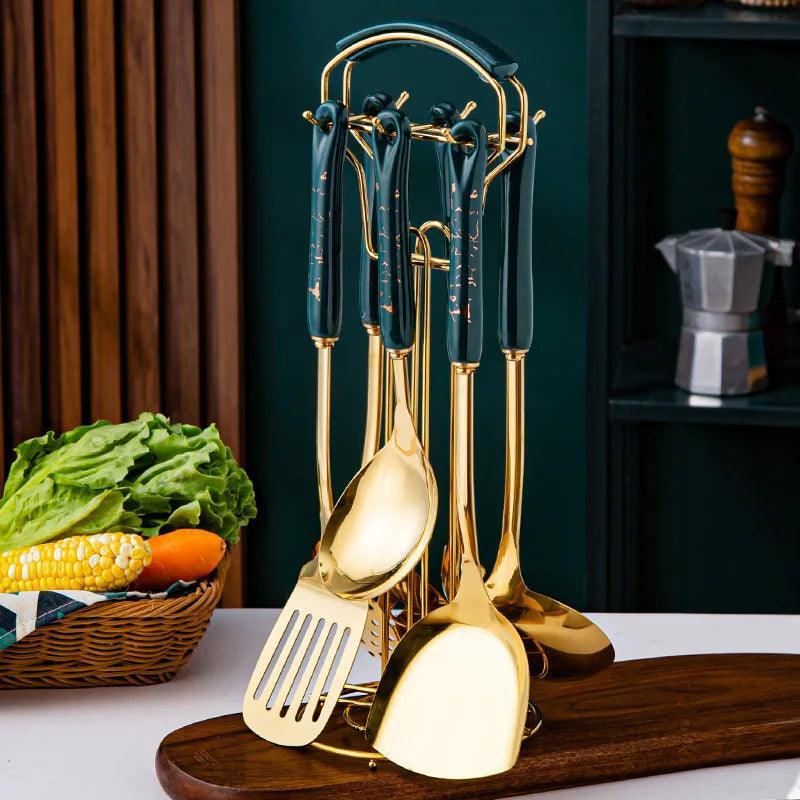 Conjunto de Cozinha Dourado Carpetino - Carpetino