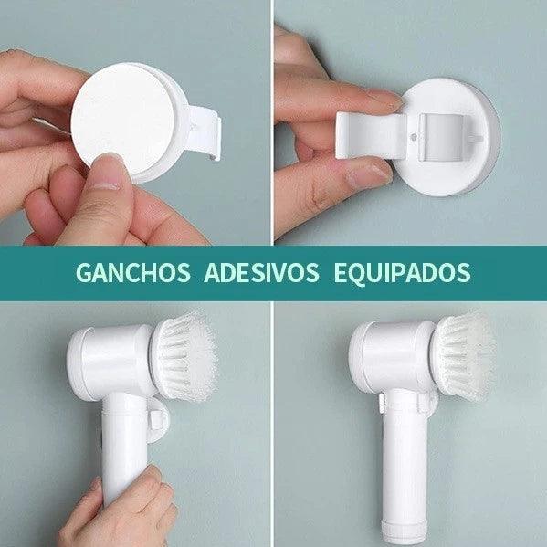 Escova Elétrica de Limpeza 5 em 1 - Carpetino
