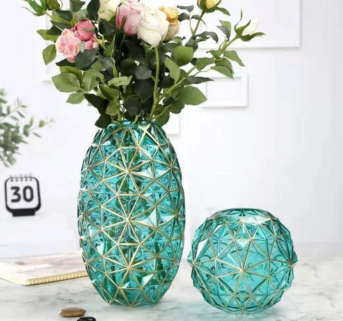 Vaso Geométrico de Luxo Carpetino