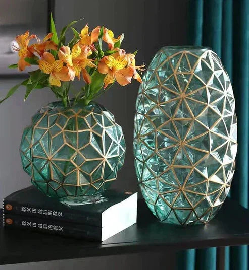 Vaso Geométrico de Luxo Carpetino